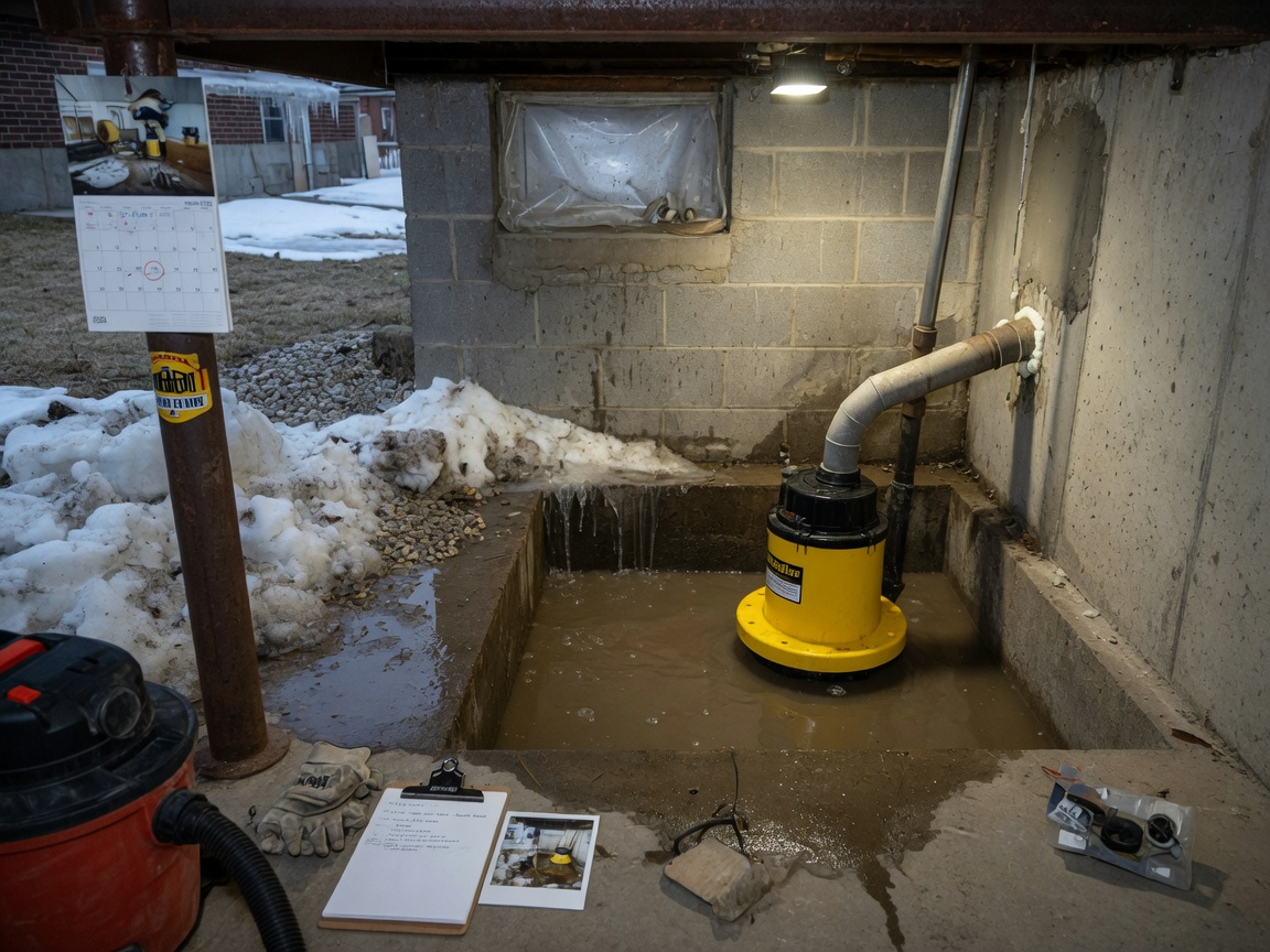 What Spring Snowmelt Means For Sump Pump Repair In South Bend