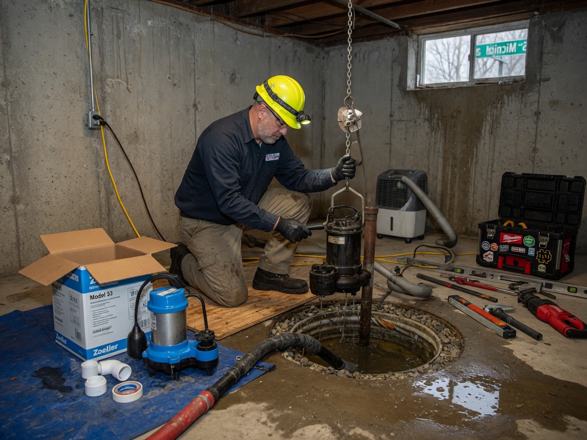 Sump Pump Replacement in South Bend